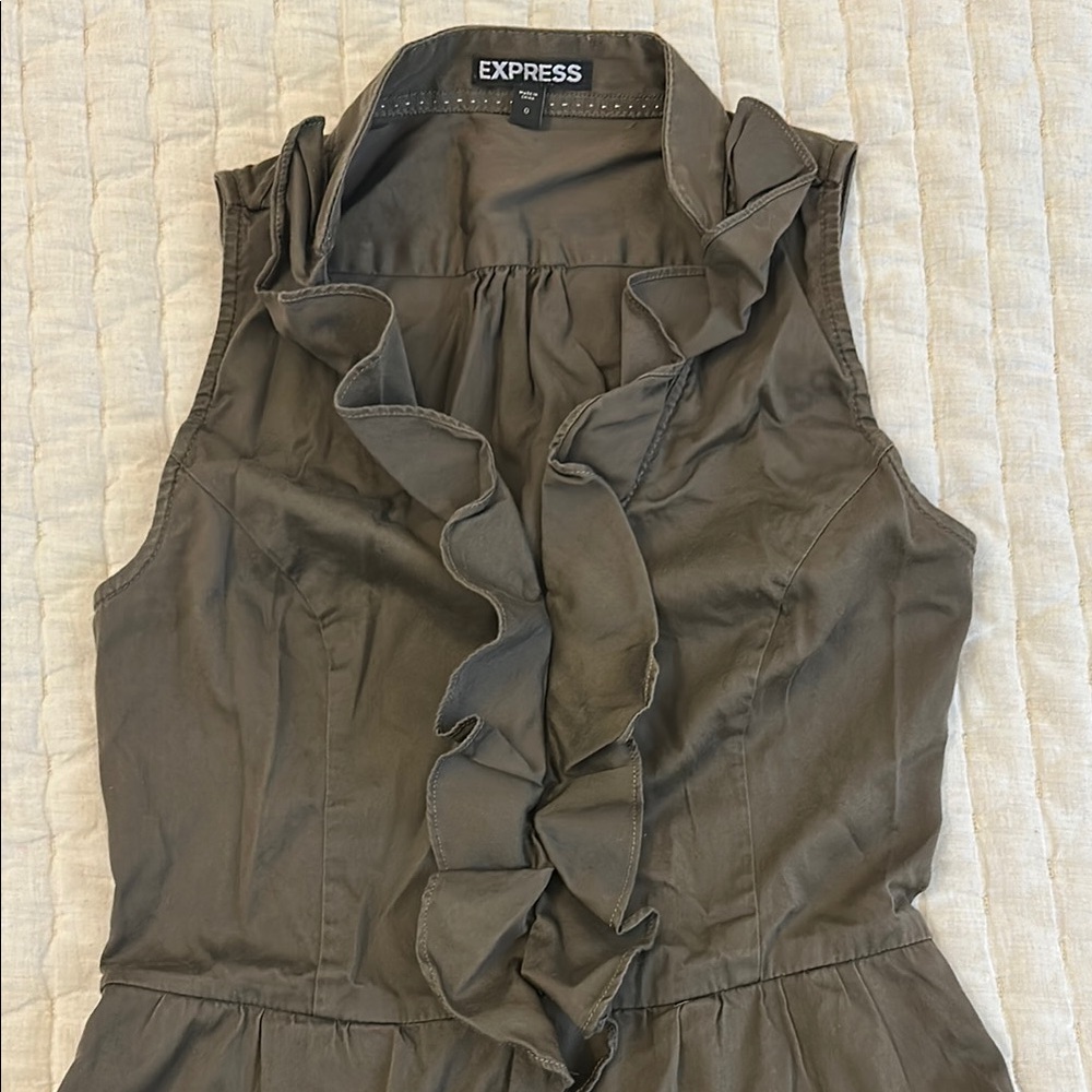 Express Green Mini Dress - Picture 7 of 7